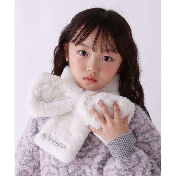 マフラー 「10C REPIPI」サシコミファーマフラー キッズ 子供 女の子