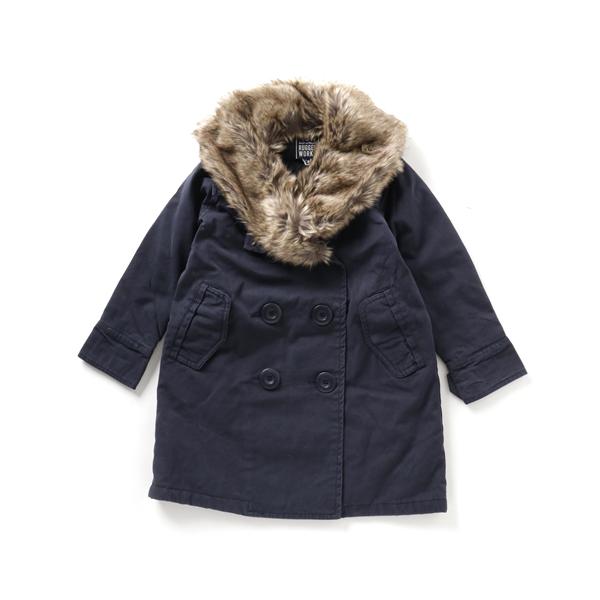 『セール実施中』ZOZO問い合わせ番号:16739434ショップ:RUGGEDWORKS，ラゲッドワークスブランド:RUGGEDWORKS，ラゲッドワークス商品名:ファーショール衿ダブル釦コートカテゴリ:ジャケット/アウター>その他ア...