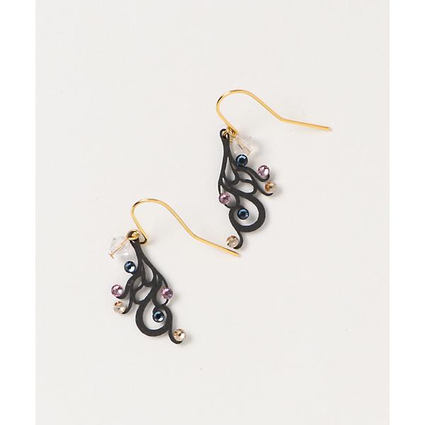 アレルギー対応 ピアス 「PAPERMAKE」ペーパーピアス Paper pierced earring STICK HEART レディース