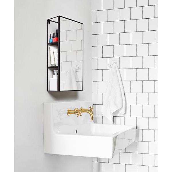 『タイムセール実施中』ZOZO問い合わせ番号:25200833ショップ:entre square，アントレスクエアブランド:Umbra，アンブラ商品名:umbra/キュービコ ミラー ブラックカテゴリ:インテリア>ミラーブランド品番:...