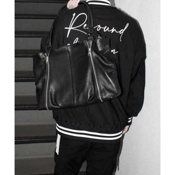 トートバッグ オイルドカウレザー・Wzipトートバッグ　DECADE(No-01028) Oiled Cow Leather Wzip Tote Bag メンズ レディース