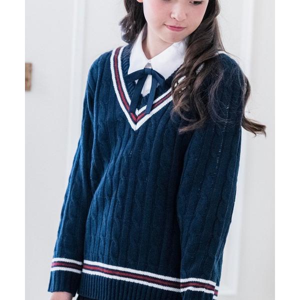 ZOZO問い合わせ番号:26267434ショップ:Catherine Cottage，キャサリンコテージブランド:Catherine Cottage，キャサリンコテージ商品名:チルデンニット スクールセーターカテゴリ:トップス>ニット...