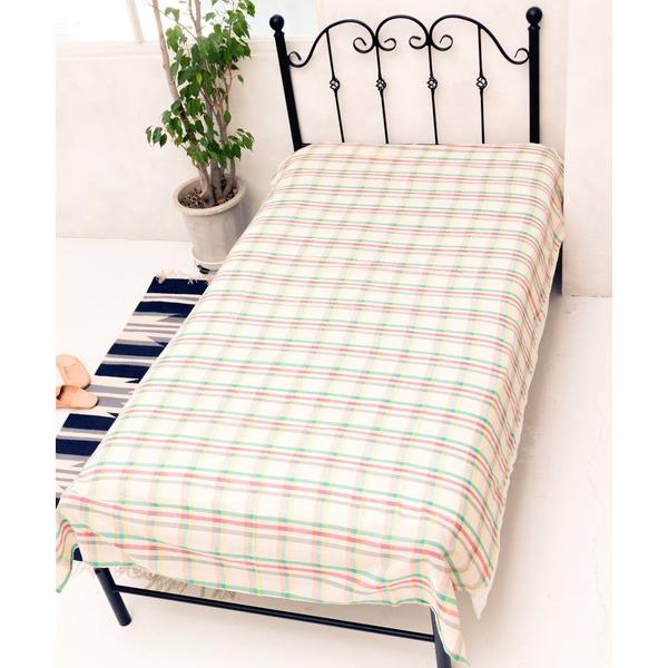 ZOZO問い合わせ番号:30366614ショップ:チャイハネ，チャイハネブランド:チャイハネ，チャイハネ，Amina，アミナ商品名:【チャイハネ】マドラスチェック織りベッドカバー シングルサイズカテゴリ:インテリア>寝具ブランド品番:...