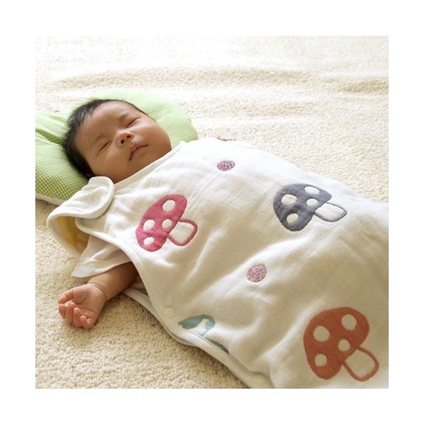 他サイト： スリーパー 「Hoppetta（ホッペッタ）」ふくふくガーゼ(6重ガーゼ) シャンピニオンスリーパー (ベビーサイズ)の商品画像