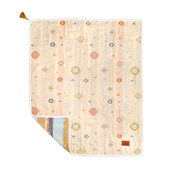 ZOZO問い合わせ番号:31521782ショップ:10mois，ディモワブランド:BOBO，ボボ，10mois，ディモワ商品名:【BOBO(ボボ) 】トーテム ふくふくガーゼ(6重ガーゼ)ベビーケット ベビーサイズブランケットカテゴリ:ママ...