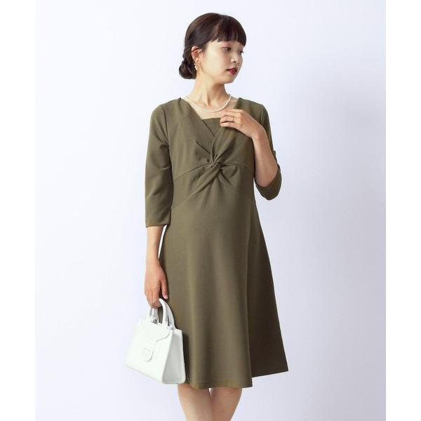 『タイムセール実施中』ZOZO問い合わせ番号:34910378ショップ:Sweet Mommy，スウィートマミーブランド:SweetMommy，スウィートマミー商品名:ツイストVネックワンピカテゴリ:ママ＆ベビー>マタニティウェア/グ...