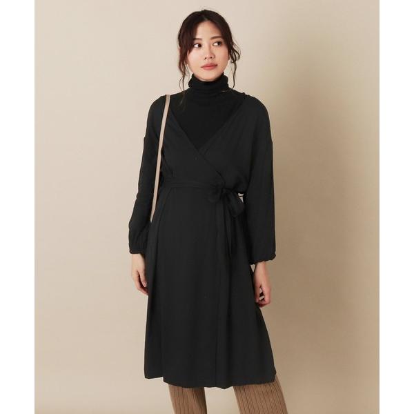 ワンピース ワンピース ドレス パープル ブラウン ブラック Auli 通販