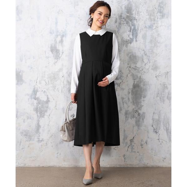 『セール実施中』ZOZO問い合わせ番号:39061071ショップ:Sweet Mommy，スウィートマミーブランド:SweetMommy，スウィートマミー商品名:ノースリーブ タック ワンピース オフィス [マタニティ 産前産後]カテゴリ:...