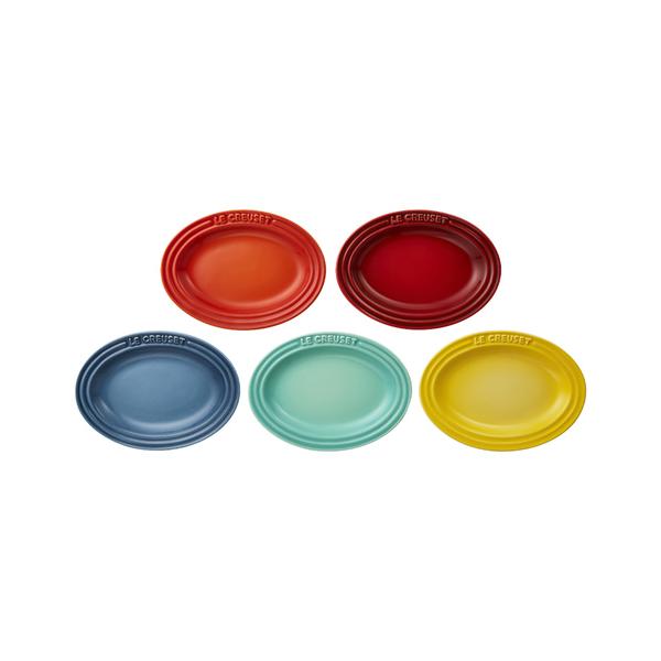 ZOZO問い合わせ番号:39539104ショップ:Le Creuset，ル・クルーゼブランド:Le Creuset，ルクルーゼ商品名:ミニ・オーバル・プレート (5枚入り) レインボーカテゴリ:食器/キッチン>食器ブランド品番:691...