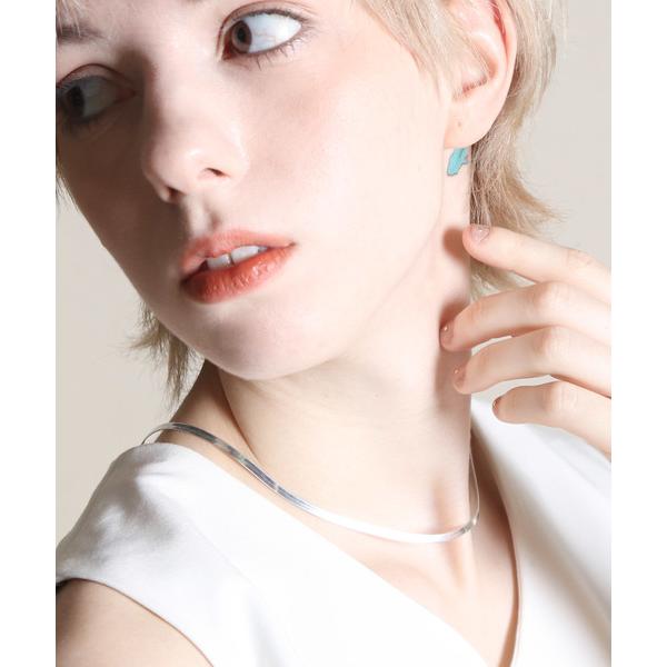 アレルギー対応 チョーカー 「YArKA/ヤーカ」silver925 simple flat necklace「SNK」/シンプルフラットネックレス(チョーカー） 3mm レディース メンズ