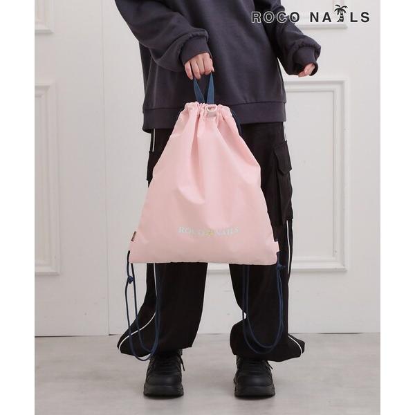 『タイムセール実施中』ZOZO問い合わせ番号:41431178ショップ:PINK-latte，ピンク ラテブランド:PINK-latte，ピンクラテ商品名:【ロコネイル ROCO NAILS】ナップサックカテゴリ:バッグ>バックパック...