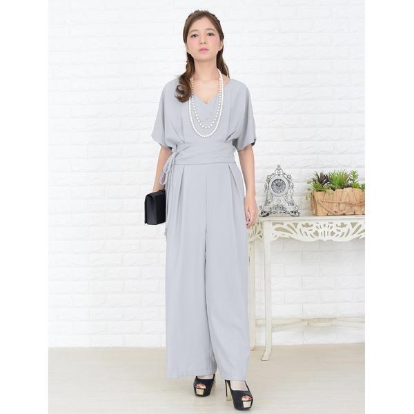 『タイムセール実施中』ZOZO問い合わせ番号:41673942ショップ:Lace Ladies，レースレディースブランド:Lace Ladies，レースレディース商品名:ウエストリボンオールインワン・パンツドレスカテゴリ:ワンピース/ドレス...