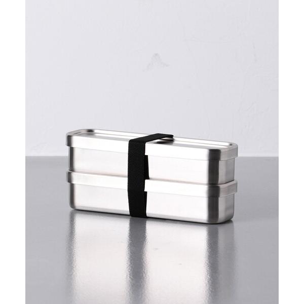 工房アイザワ ランチボックス 角長スリム 2段