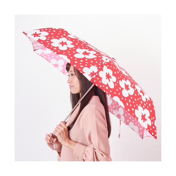 『セール実施中』ZOZO問い合わせ番号:45392522ショップ:MOONBAT，ムーンバットブランド:estaa，エスタ商品名:折りたたみ傘 【花柄スタンプ】カテゴリ:ファッション雑貨>折りたたみ傘ブランド品番:31-230-200...