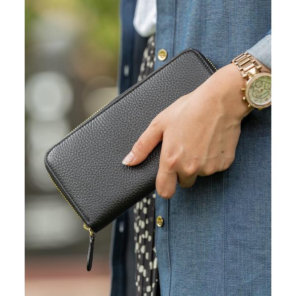 『タイムセール実施中』ZOZO問い合わせ番号:47184703ショップ:MURA，ムラブランド:MURA，ムラ商品名:イタリアンレザー シュリンクレザー スキミング防止 ラウンドファスナー 長財布カテゴリ:財布/小物>財布ブランド品番...