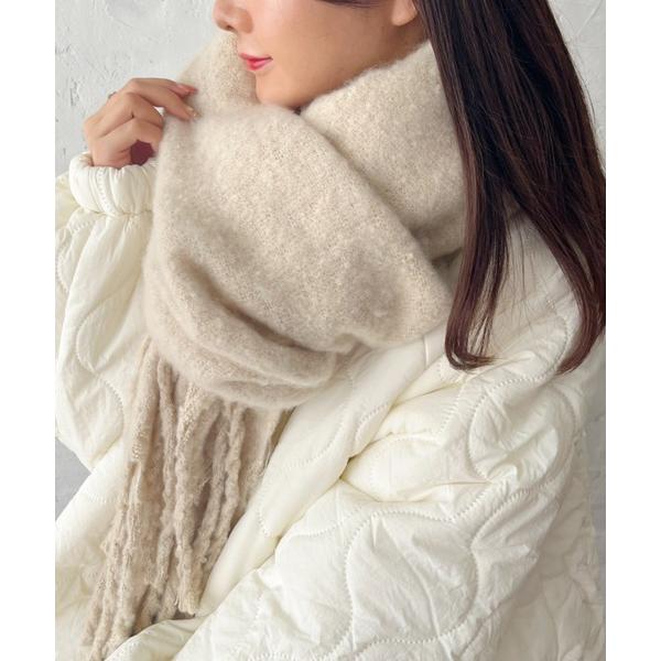 『タイムセール実施中』ZOZO問い合わせ番号:47217577ショップ:Outfitter lab，アウトフィッターラボブランド:CLEA，クレア，Outfitter lab，アウトフィッターラボ商品名:ボリュームフリンジマフラーカテゴリ:...