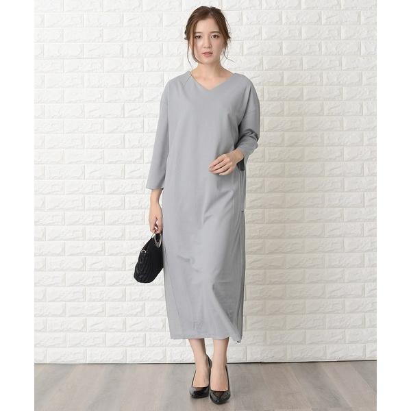 『タイムセール実施中』ZOZO問い合わせ番号:48673196ショップ:Lace Ladies，レースレディースブランド:Lace Ladies，レースレディース商品名:七分袖ロング丈後ろプリーツワンピース・ドレスカテゴリ:ワンピース/ドレ...