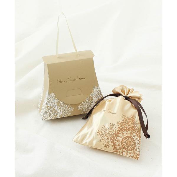 ZOZO問い合わせ番号:50037243ショップ:Three Four Time，スリーフォータイムブランド:Three Four Time，スリーフォータイム商品名:【ラッピング　プレゼント　ギフト】小物用 巾着＆BOXセットカテゴリ:そ...