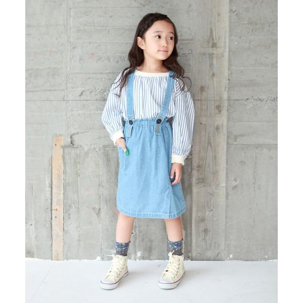 バースデイ Sospita ツイルスモック フリルジャンパースカート 90 公式通販