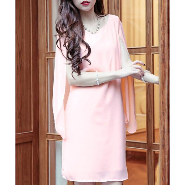 『セール実施中』ZOZO問い合わせ番号:50632074ショップ:OSYAREVO，オシャレボブランド:OSYAREVO，オシャレボ商品名:シフォンジョーゼット ドレスワンピースカテゴリ:ワンピース/ドレス>ドレスブランド品番:hla...