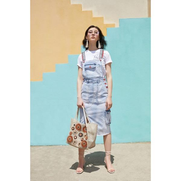 デニムサロペット ワンピース みんな探してる人気モノ デニムサロペット ワンピース レディースファッション