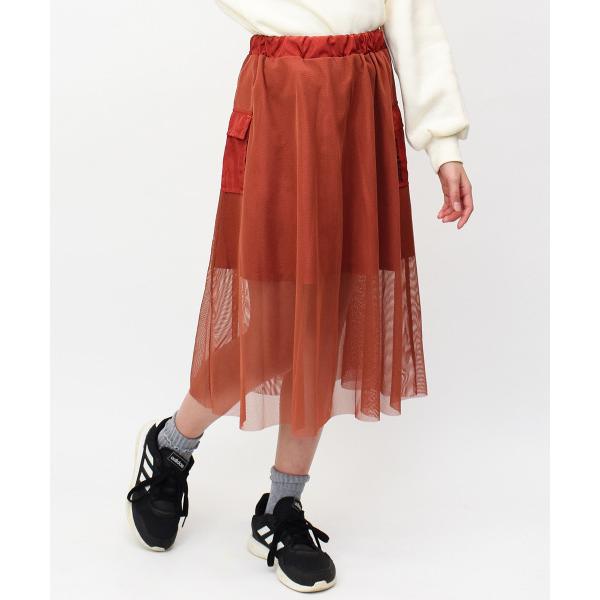 『タイムセール実施中』ZOZO問い合わせ番号:51933578ショップ:SHUSHU，シュシュブランド:RiCO SUCRE，リコシュクレ，SHUSHU，シュシュ商品名:カーゴメッシュロングスカートカテゴリ:スカート>スカートブランド...