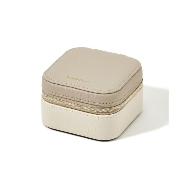 ZOZO問い合わせ番号:53013785ショップ:Francfranc，フランフランブランド:Francfranc，フランフラン商品名:バイカラー トラベル ジュエリーボックス S ベージュカテゴリ:インテリア>収納グッズブランド品番...