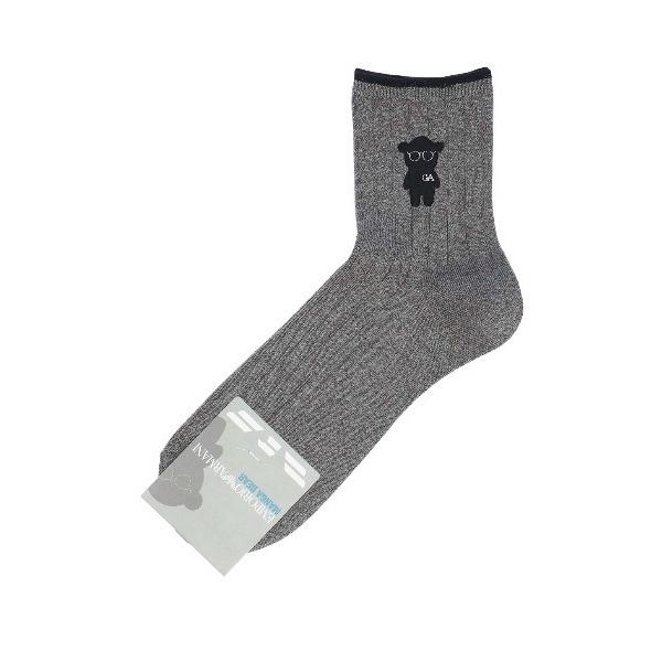 靴下 EMPORIO ARMANI メンズ マンガベア ショートリブソックス 02322386 メンズ