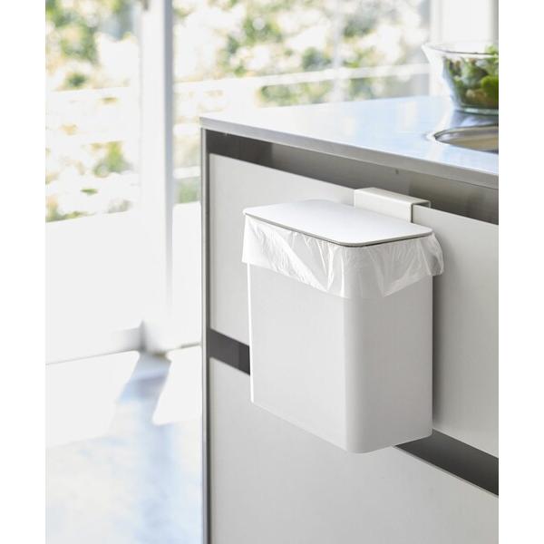他サイト： マグネット＆シンク扉ゴミ箱 WH 山崎実業 「tower タワー」の商品画像