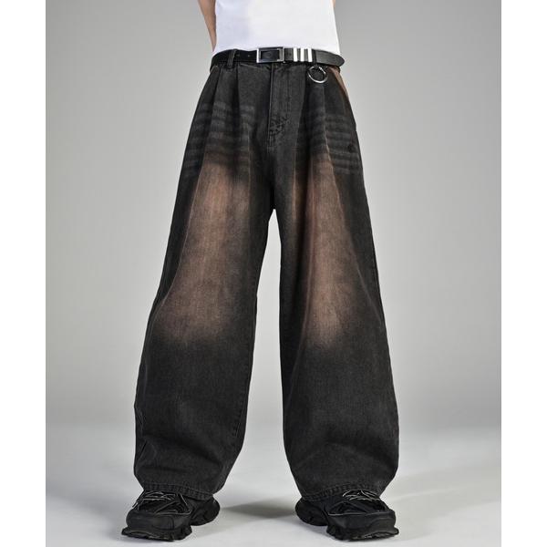 ジーンズ vintage make wide tapered denim / ヴィンテージメイクワイドテーパードデニム メンズ レディース
