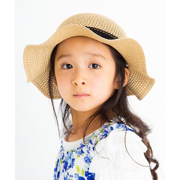 帽子 ハット 「POMPKINS / ポプキンズ」レースリボンハット キッズ 子供 女の子
