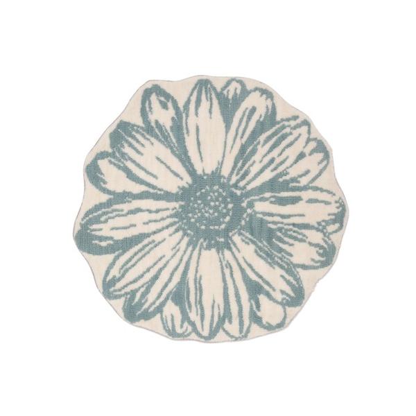 ZOZO問い合わせ番号:53598797ショップ:Francfranc，フランフランブランド:Francfranc，フランフラン商品名:ジョリー ピクト マット 670×680 ホワイト×ライトグリーンカテゴリ:インテリア>ラグ/マッ...