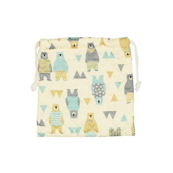 『セール実施中』ZOZO問い合わせ番号:53647456ショップ:こどもの森e-shop，コドモノモリイーショップブランド:Naughty Company，ナウテーカンパニー商品名:総柄キルト巾着カテゴリ:財布/小物>ポーチブランド品...