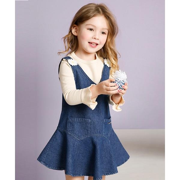デニムワンピース キッズ 総合 Favofavoitems