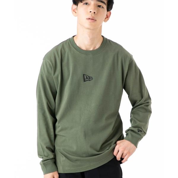 tシャツ Tシャツ NEWERA ニューエラ 長袖 Tシャツ フラッグロゴ ミニロゴ ロンT ロンティー