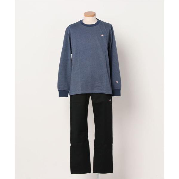売り値価格 パジャマ ルームウェア メンズ 冬 チャンピオン 長袖 長パンツ 紳士 綿混 起毛 裏毛 ストレッチ Om85 M Ll グンゼ Gunze Champion サープラ