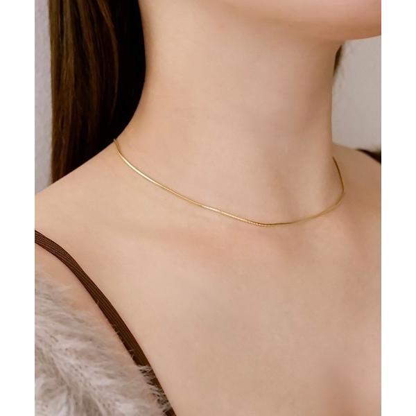 ネックレス simple snake necklace / シンプルスネークネックレス