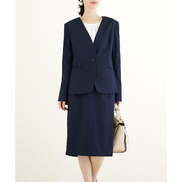 『セール実施中』ZOZO問い合わせ番号:55245720ショップ:CELEN，セレンブランド:DRESS LAB，ドレスラボ商品名:【オフィスカジュアルスーツ】ノーカラージャケット＆スカート 2点セットカテゴリ:フォーマルスーツ/小物&gt...