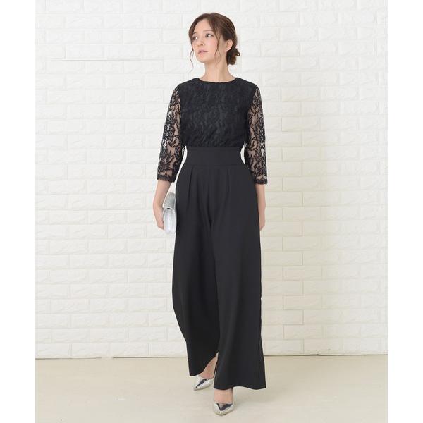 『タイムセール実施中』ZOZO問い合わせ番号:55313084ショップ:Lace Ladies，レースレディースブランド:Lace Ladies，レースレディース商品名:レース袖 オールインワン パンツドレスカテゴリ:ワンピース/ドレス&g...