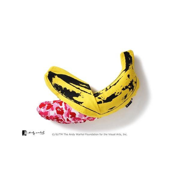 クッション クッションカバー MEDICOM TOY ANDY WARHOL ABC BANANA CUSHION S M