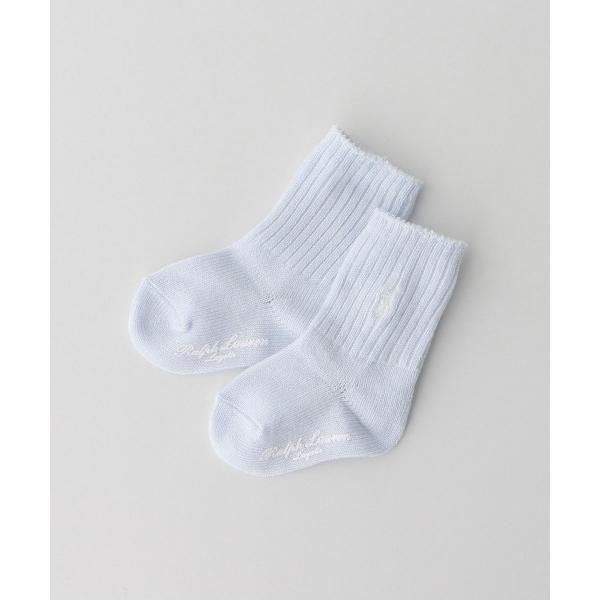 ベビーシューズ POLO RALPH LAUREN Layette ワンポイント リブ ベビーソックス 04885506