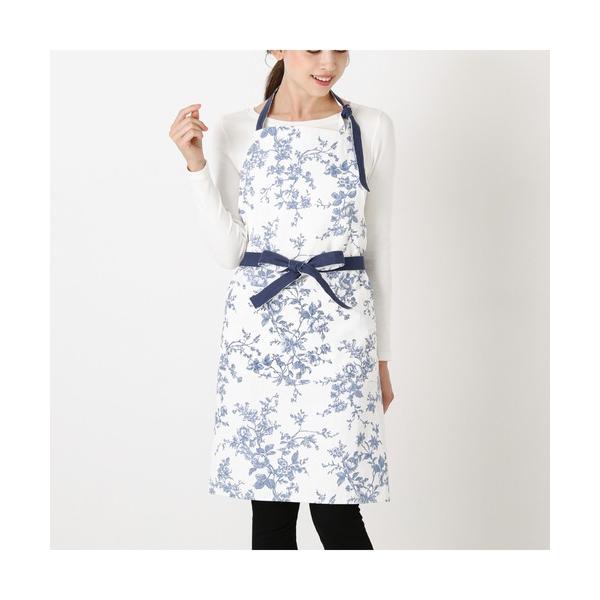 ZOZO問い合わせ番号:55847770ショップ:Francfranc，フランフランブランド:Francfranc，フランフラン商品名:ボタニカル コットン フルエプロン ブルーカテゴリ:食器/キッチン>エプロンブランド品番:1104...
