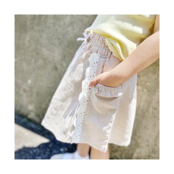 ZOZO問い合わせ番号:55884082ショップ:Wonder apartment，ワンダーアパートメントブランド:L.COPECK，エルコペック商品名:[90-140]先染めストライプ切替スカートカテゴリ:スカート>スカートブランド...