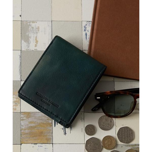 財布 KATHARINE HAMNETT LONDON/キャサリンハムネットロンドン FLUID 二つ折りコンパクトウォレット レディース メンズ