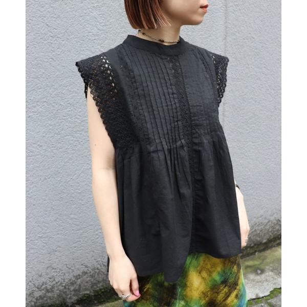 シャツ ブラウス Web限定 インド綿ノースリーブレースブラウス Zozotown Paypayモール店 通販 Paypayモール