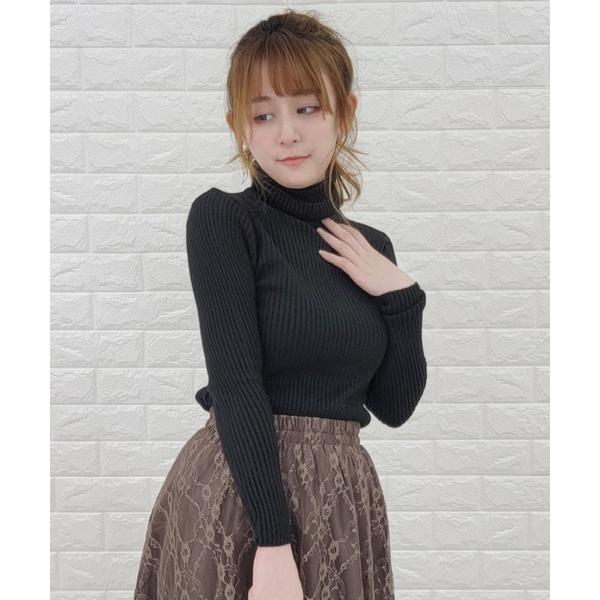 『タイムセール実施中』ZOZO問い合わせ番号:56965352ショップ:Lace Ladies，レースレディースブランド:DAYRA，デイラ商品名:リブ タートルネック ニットカテゴリ:トップス>ニット/セーターブランド品番:AW33...