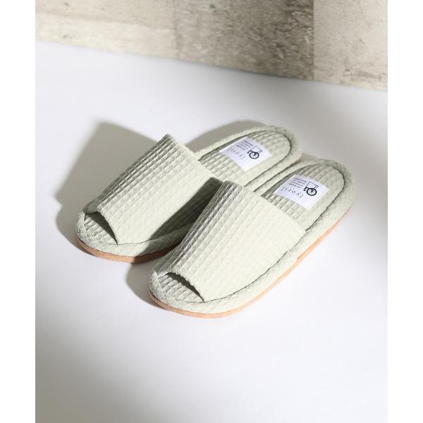 『タイムセール実施中』ZOZO問い合わせ番号:57181111ショップ:Lbc with Life，エルビーシー ウィズライフブランド:LBC，エルビーシー商品名:【洗濯機で丸洗い】YORI 外縫いワッフルスリッパ Mカテゴリ:インテリア&...