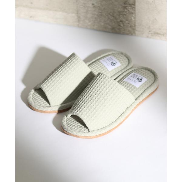 『タイムセール実施中』ZOZO問い合わせ番号:57181112ショップ:Lbc with Life，エルビーシー ウィズライフブランド:LBC，エルビーシー商品名:【洗濯機で丸洗い】YORI 外縫いワッフルスリッパ Lカテゴリ:インテリア&...