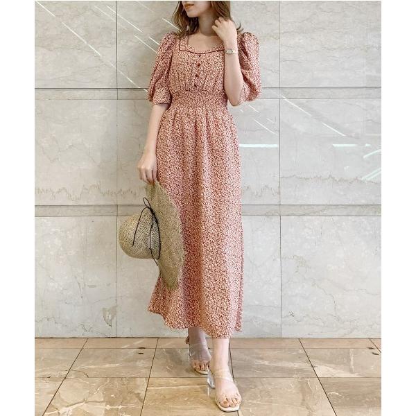 ワンピース フェミニン系 キレカワ系 10代 代 ブラック レッド パワショル Dazzlin 通販