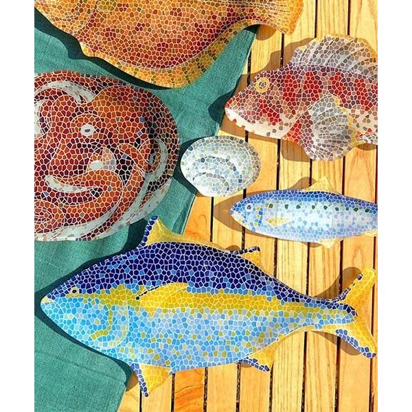 ZOZO問い合わせ番号:57405769ショップ:DULTON，ダルトンブランド:DULTON，ダルトン商品名:GLASS FISHERY PLATE TUNA/ガラスフィッシャリープレート ツナカテゴリ:食器/キッチン>食器ブランド...